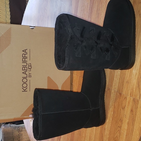 Koolaburra by UGG K Victoria Tall Black 4 - Picture 4 of 16